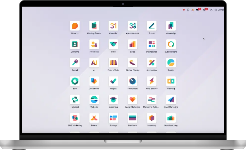 Odoo ERP module workflow for Indian businesses
