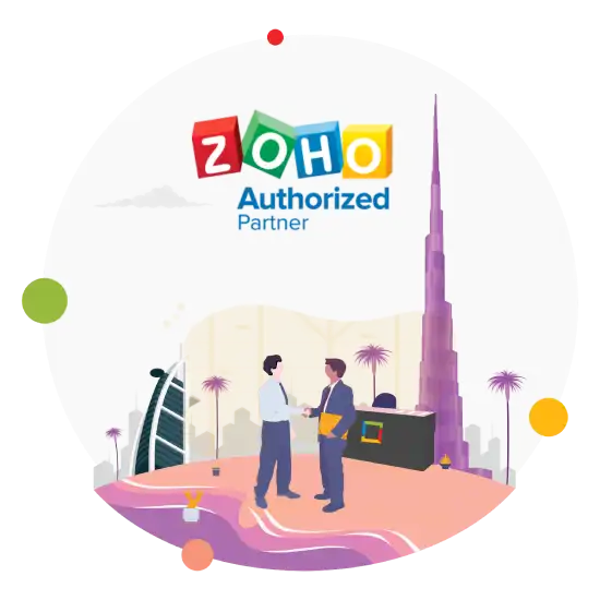 Zoho authorized partner illustration